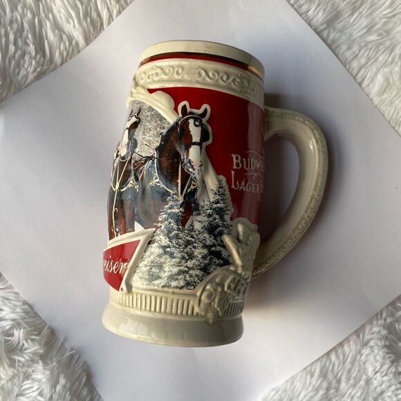 Budweiser 2015 35th Anniversary Edition Beer Stein First Snow of the Season - Picture 1 of 12
